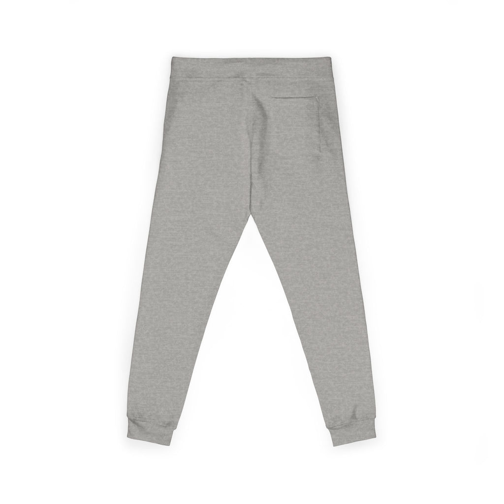Embroidered Fleece Sweatpants — Cozy Coral Joggers with Subtle Chest Patch