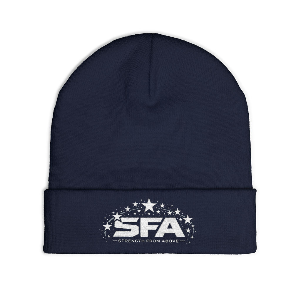 SFA Embroidered Knit Beanie – Star Logo Winter Hat