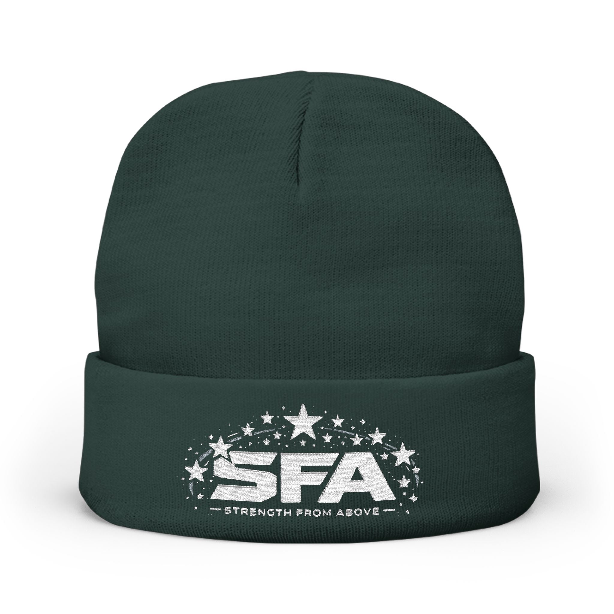 SFA Embroidered Knit Beanie – Star Logo Winter Hat