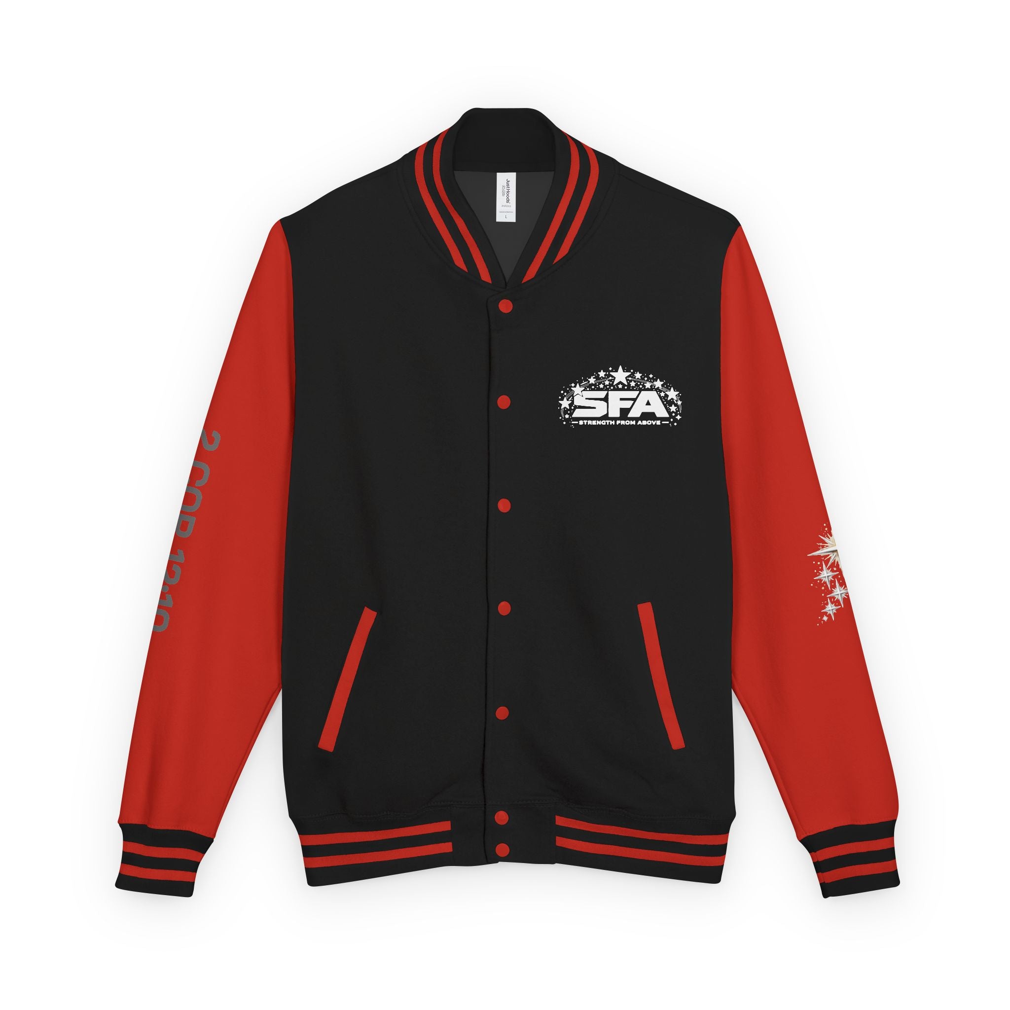 Letterman Jacket — 'Stand Firm' Cross Varsity Jacket