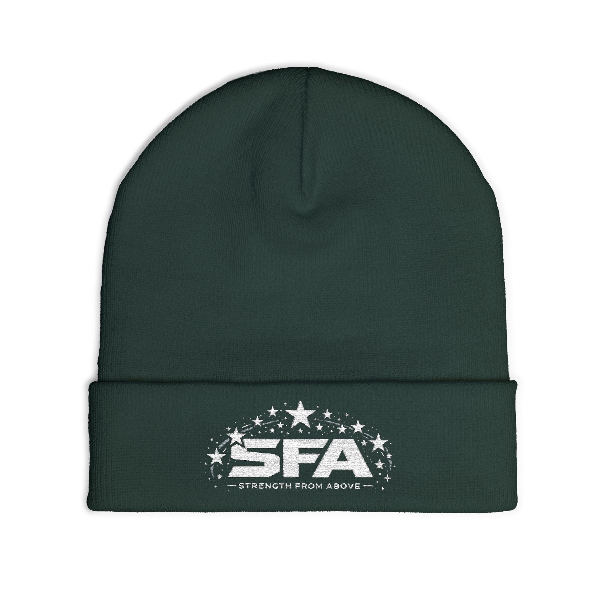 SFA Embroidered Knit Beanie – Star Logo Winter Hat