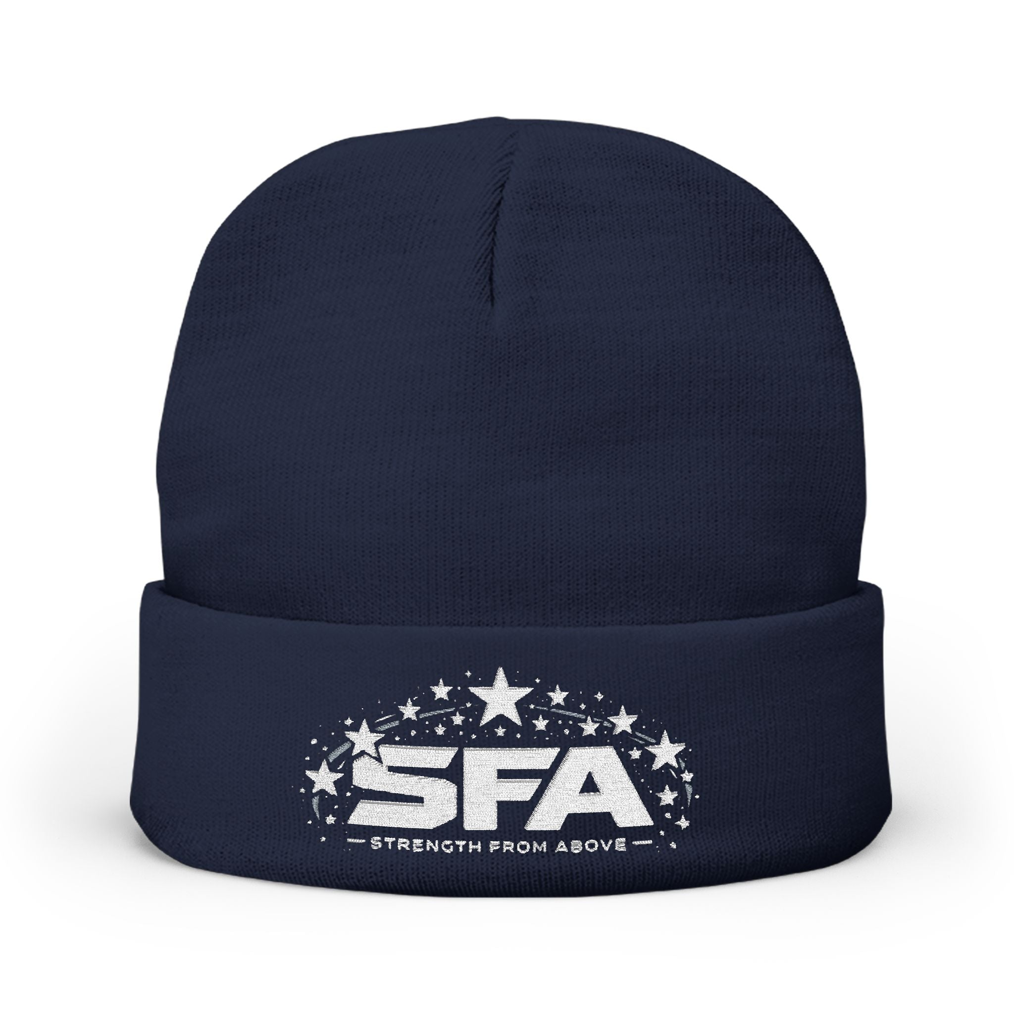 SFA Embroidered Knit Beanie – Star Logo Winter Hat