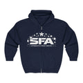 Strength From Above Zip Hoodie — SFA Logo Stars Full‑Zip Sweatshirt